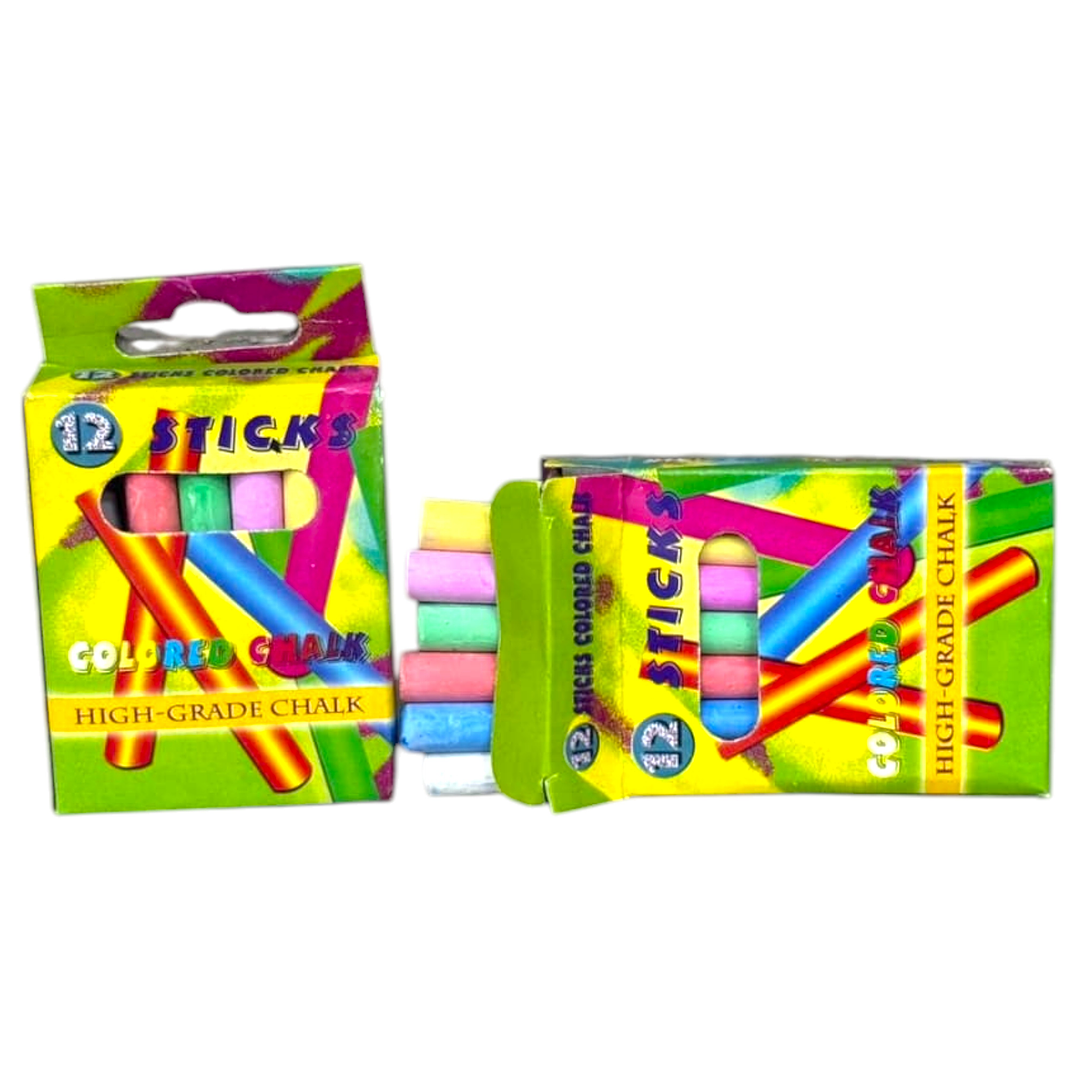 Set Tiza 12 Pcs Colores Surtidos 2