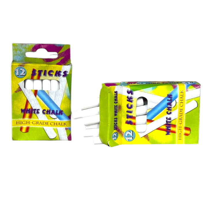 Set Tiza 12 Pcs Color Blanco 2