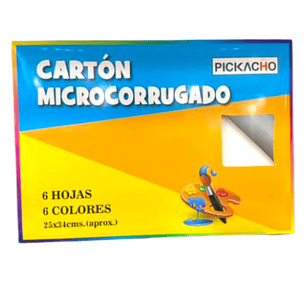 Estuche Carton Microcorrugado 6 Pcs 34 X 25 cm