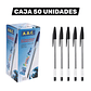 Pack 50 Lapiz Pasta Bolígrafo Negro - Miniatura 1