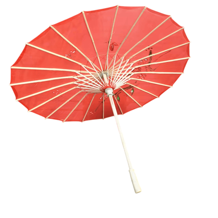 Sombrilla Paragua Madera Seda Para Sol  5