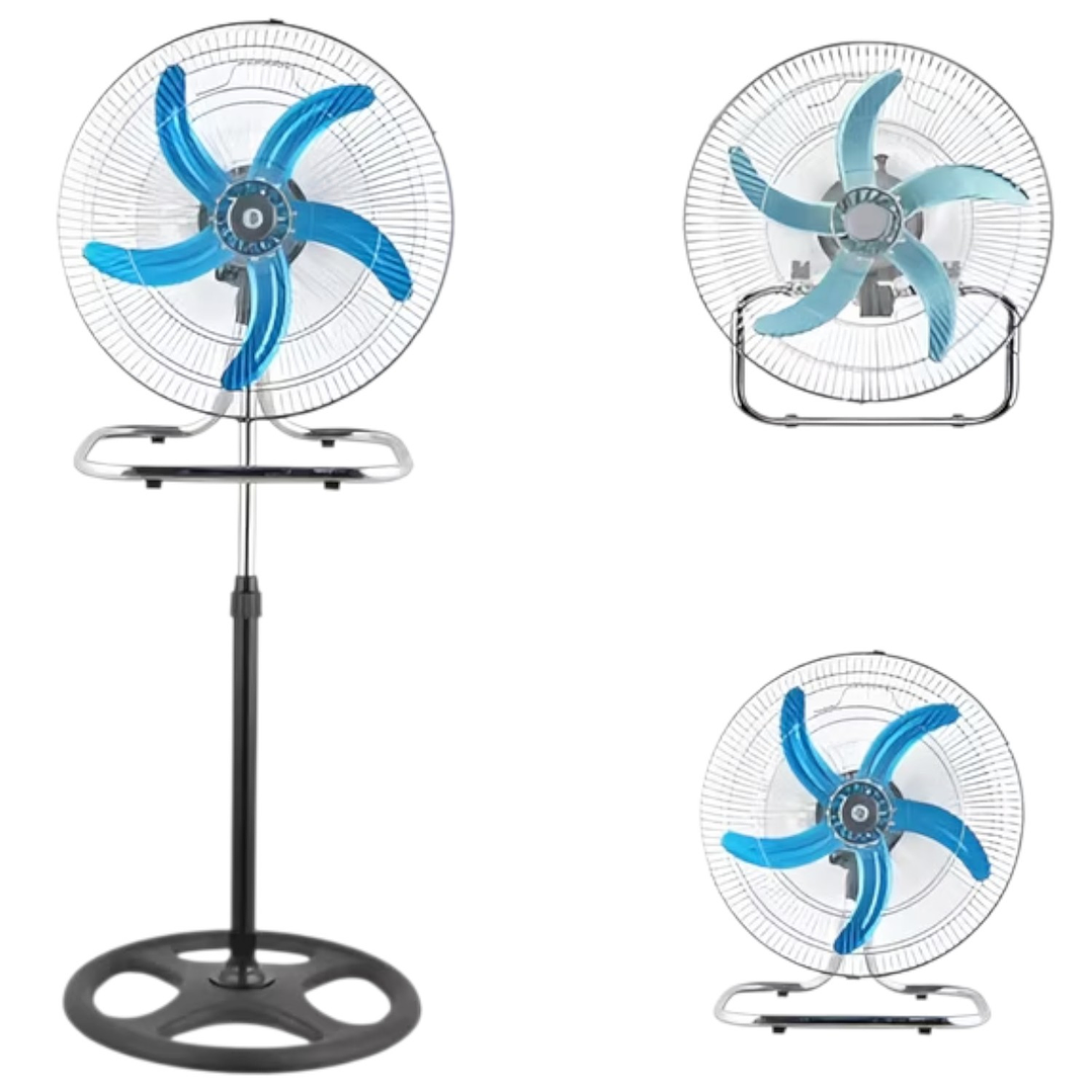 Caja Pack 4 Ventiladores 5 Aspas / 3 en 1 2