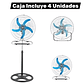 Caja Pack 4 Ventiladores 5 Aspas / 3 en 1 - Miniatura 1