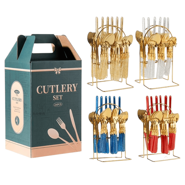 Set Servicios Dorados 24 Pcs 1