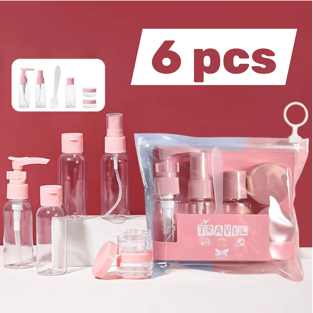 Set 6 Pcs Potes Multiuso De Viaje 1