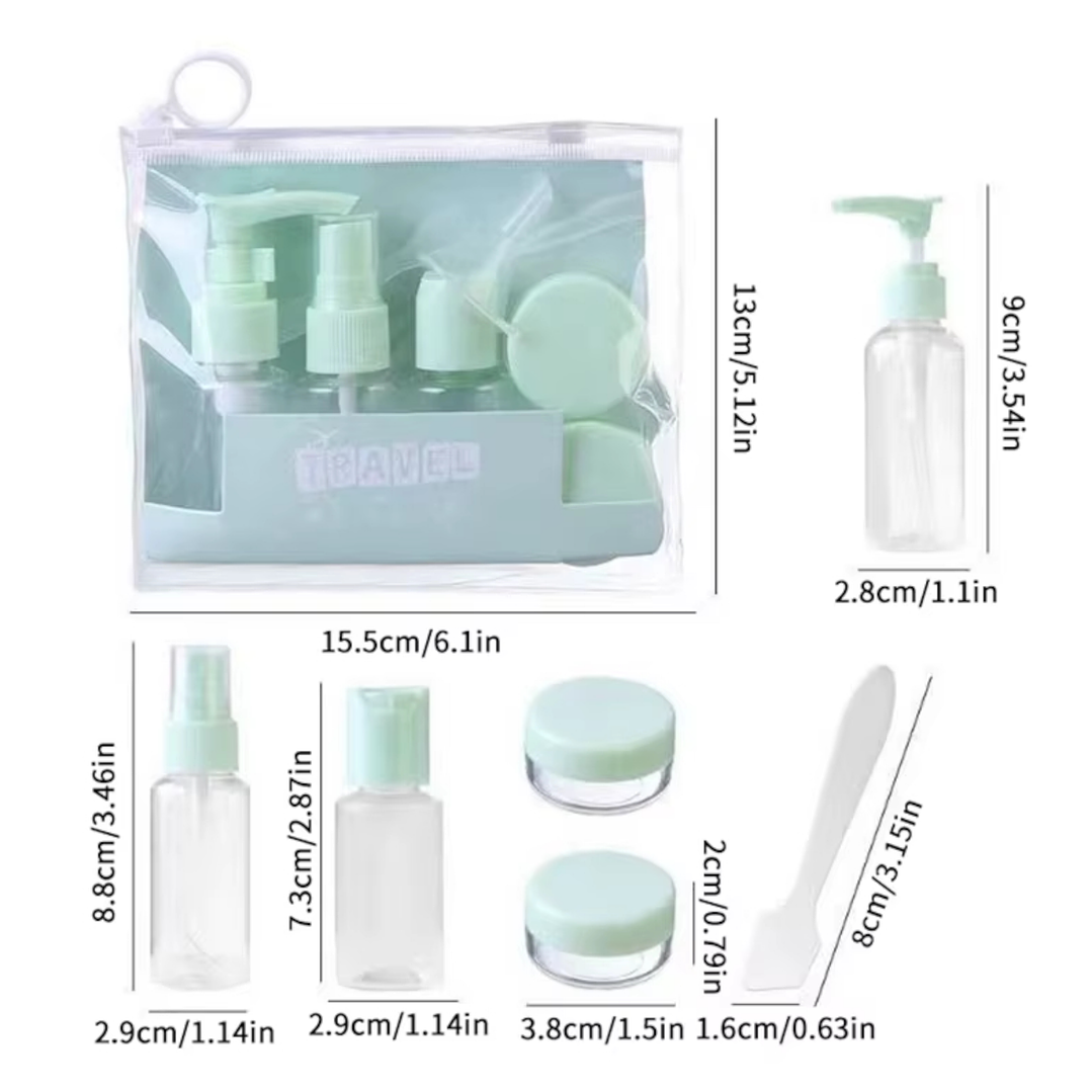 Set 6 Pcs Potes Multiuso De Viaje 2