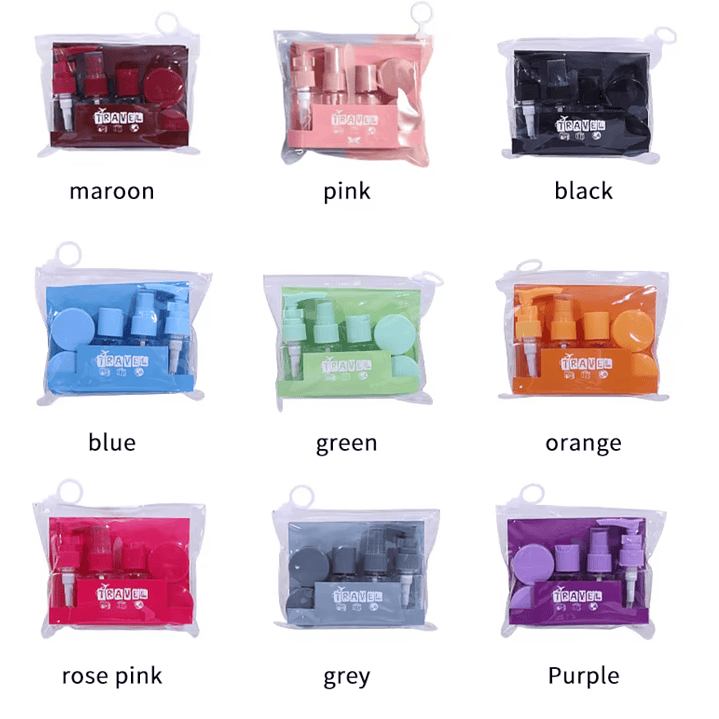 Set 6 Pcs Potes Multiuso De Viaje 3