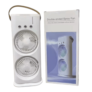 Aire Portátil Ventilador 2  Salidas Humidificador Aire Frio Escritorio