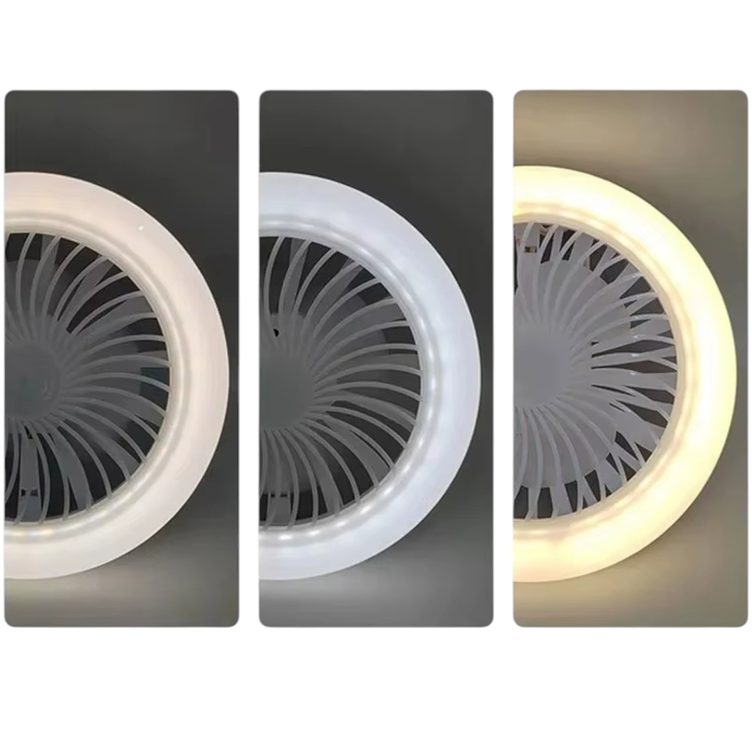 Ampolleta Camping Con Ventilador Recargable 23 cm 2