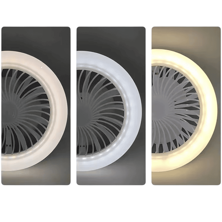 Ampolleta Camping Con Ventilador Recargable 23 cm 2