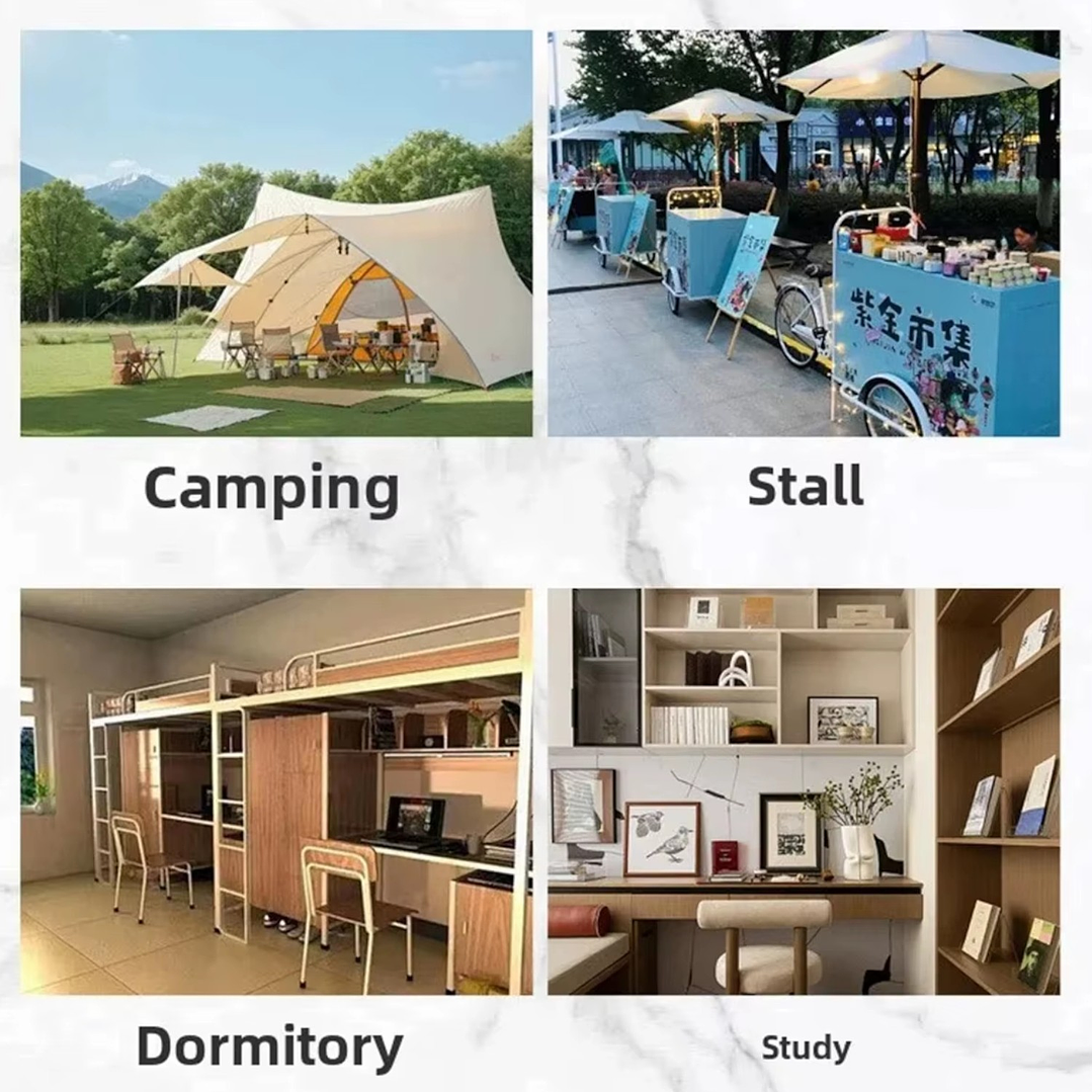 Ampolleta Camping Con Ventilador Recargable 23 cm 5