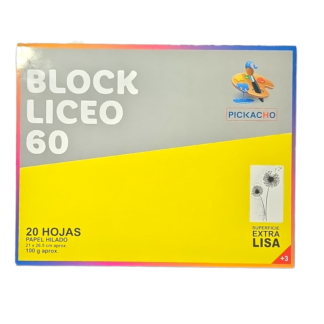 Block Dibujo 60 - 20 Hojas - 26.5 x 21 cm 1