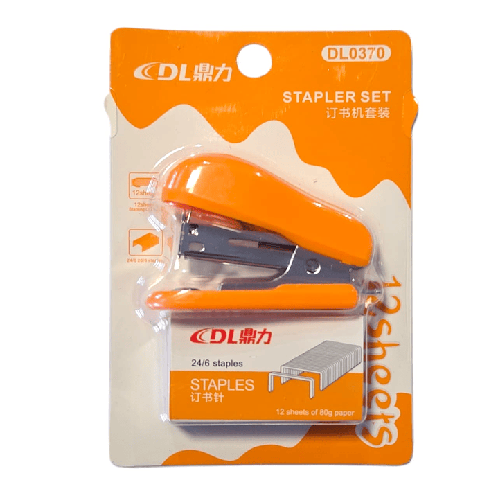 Corchetera Mini Portatil + Repuestos 1