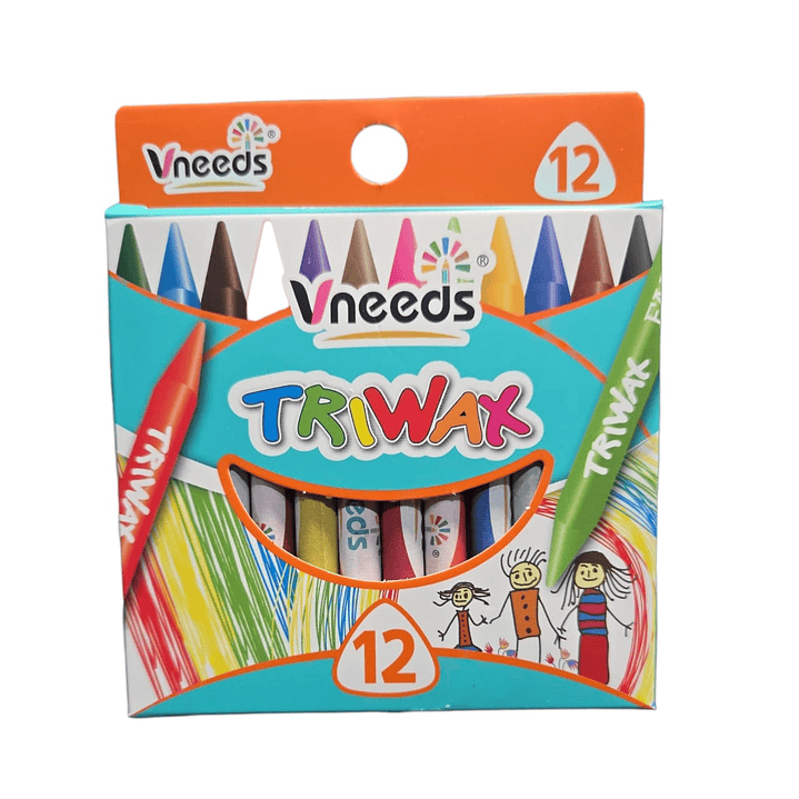 Set 12 Pcs Lapices de Cera 1