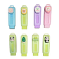 Goma De Borrar Kawai Extensible Colores - Miniatura 1