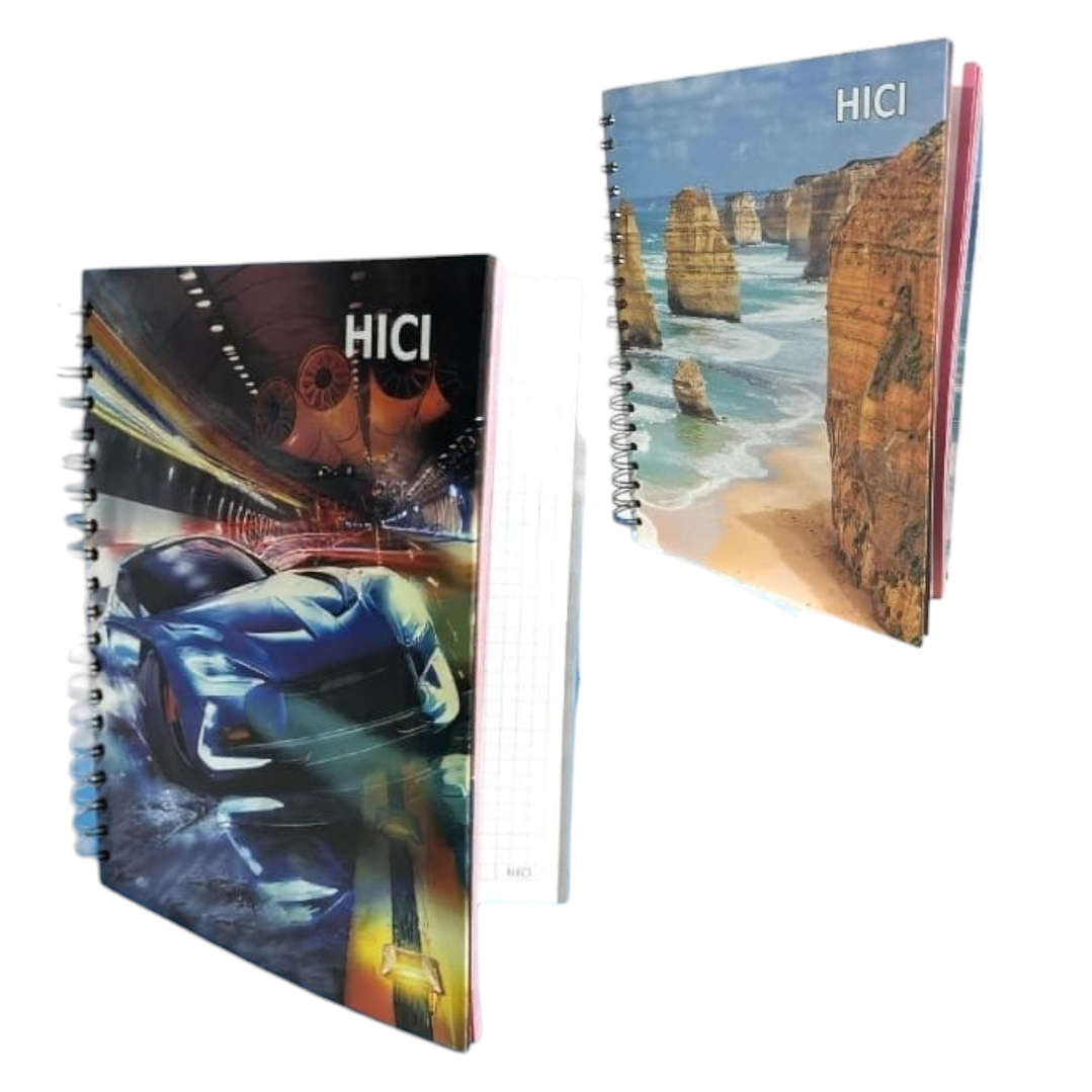 Cuaderno 3 Materias Hombre Tapa Dura 150 Hojas / 7mm / 27.5 x 20 cm 1
