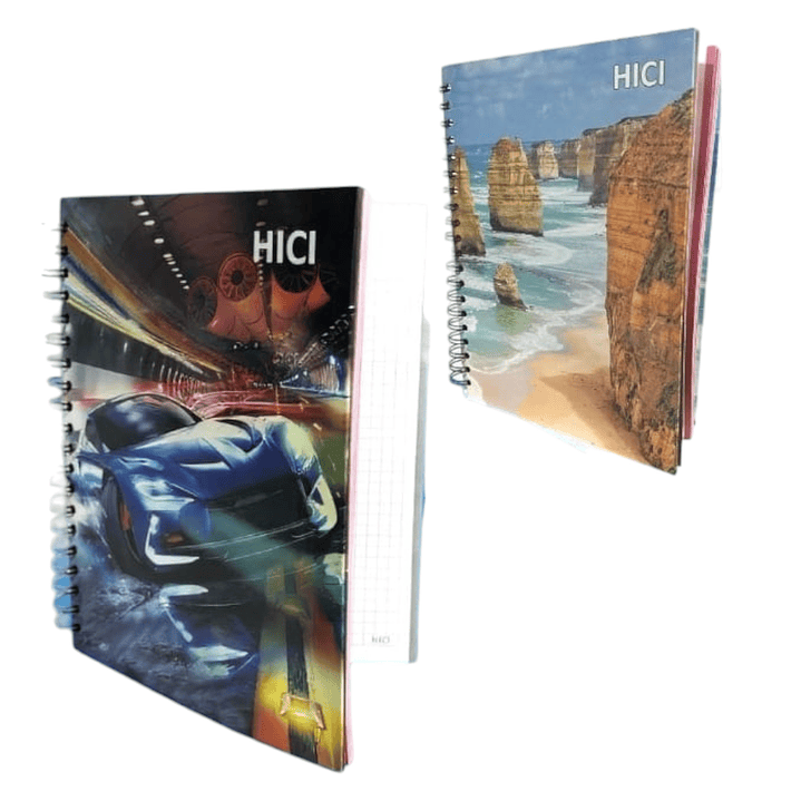 Cuaderno 3 Materias Hombre Tapa Dura 150 Hojas / 7mm / 27.5 x 20 cm 1