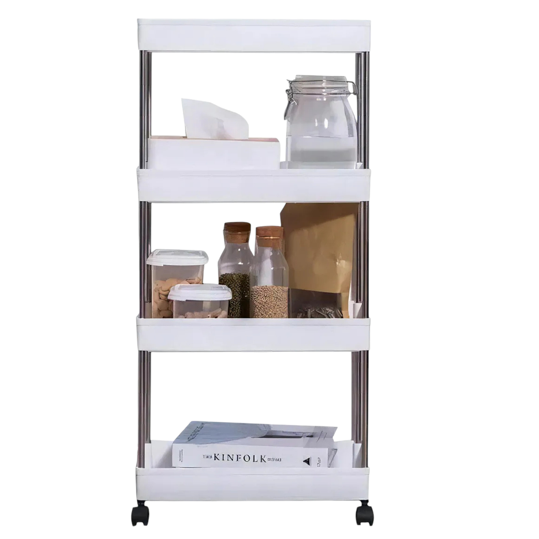 Carrito Organizador 4 Niveles Delgado Para Baño O Cocina 3