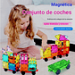 Bloques Magnéticos 43 Pcs Construcción Auto - Miniatura 4