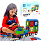 Bloques Magnéticos 43 Pcs Construcción Auto - Miniatura 2