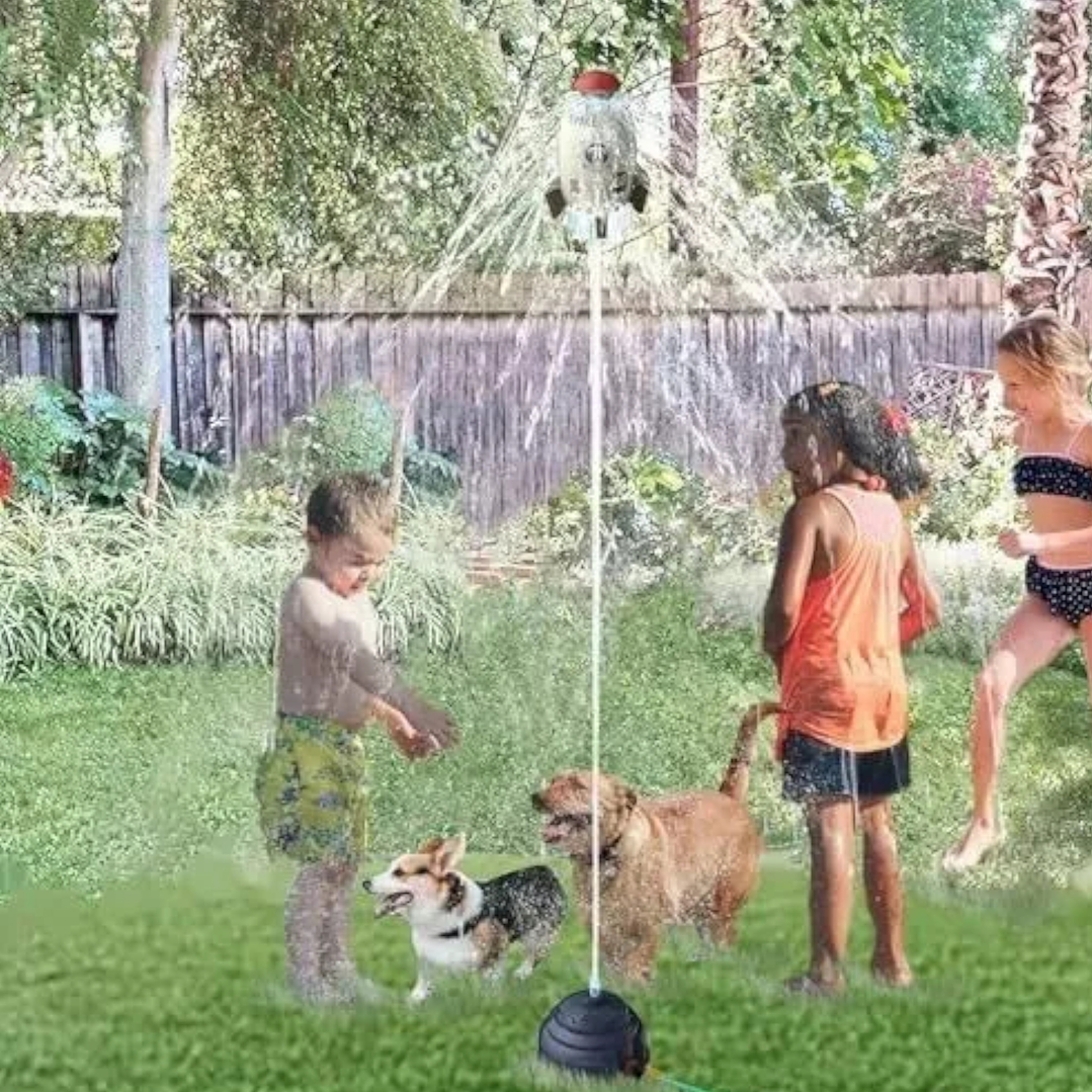 Cohete Lanza Agua Rociador Juguete 2