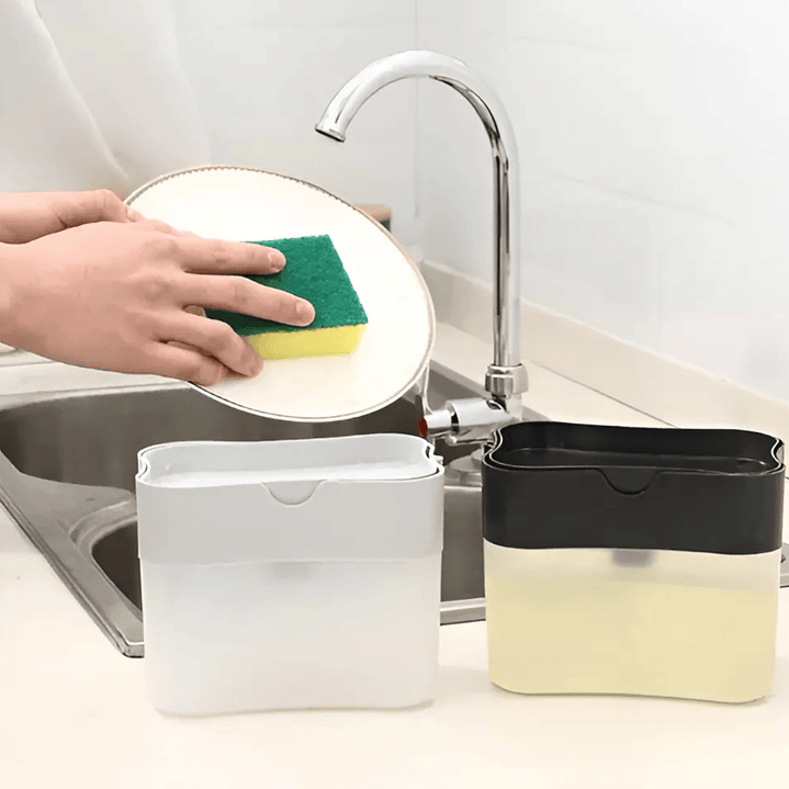 Dispensador De Lavaloza Con Soporte De Esponja 3