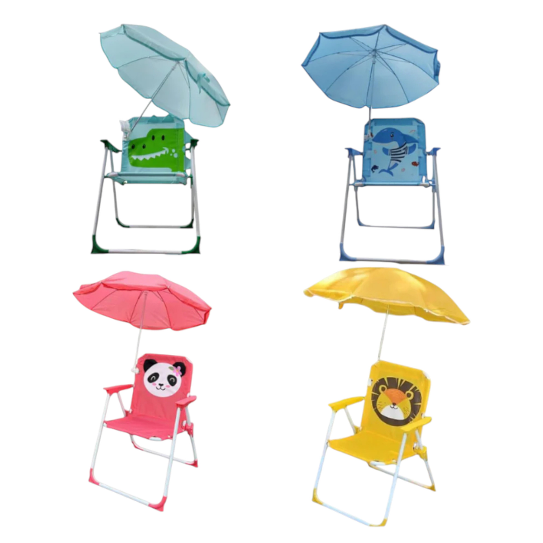 Silla Plegable Con Quitasol Infantil 4