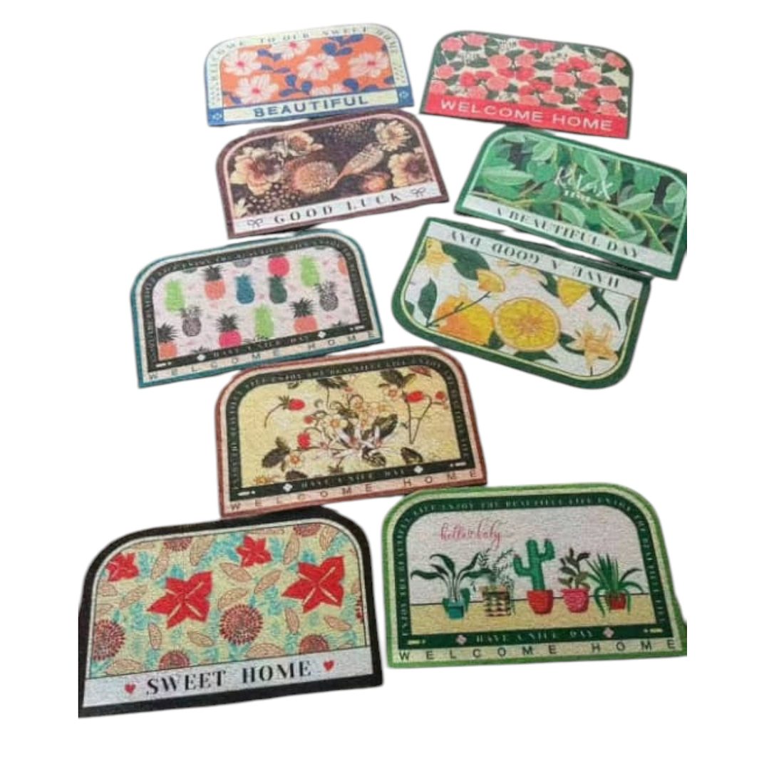 Alfombra Entrada Tapete Diseños Surtidos 1