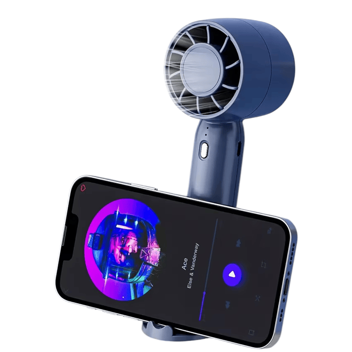 Ventilador Portátil Recargable Redondo 2