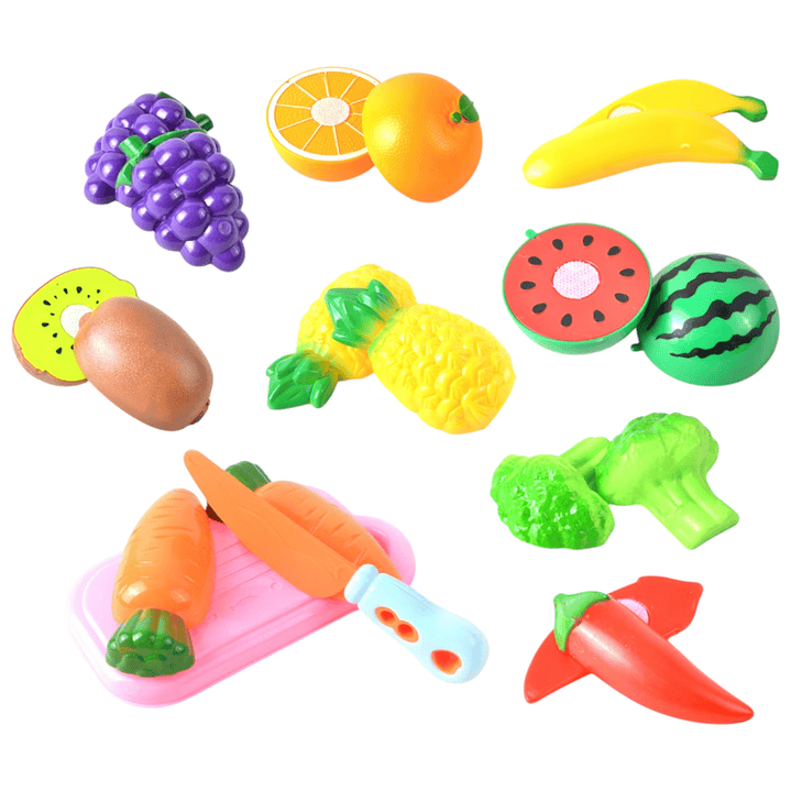 Frutas y Verduras Para Cortar Montessori Juguete 1