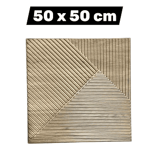 Lamina Adhesiva Plástico Pvc Rígido 50 x 50 cm