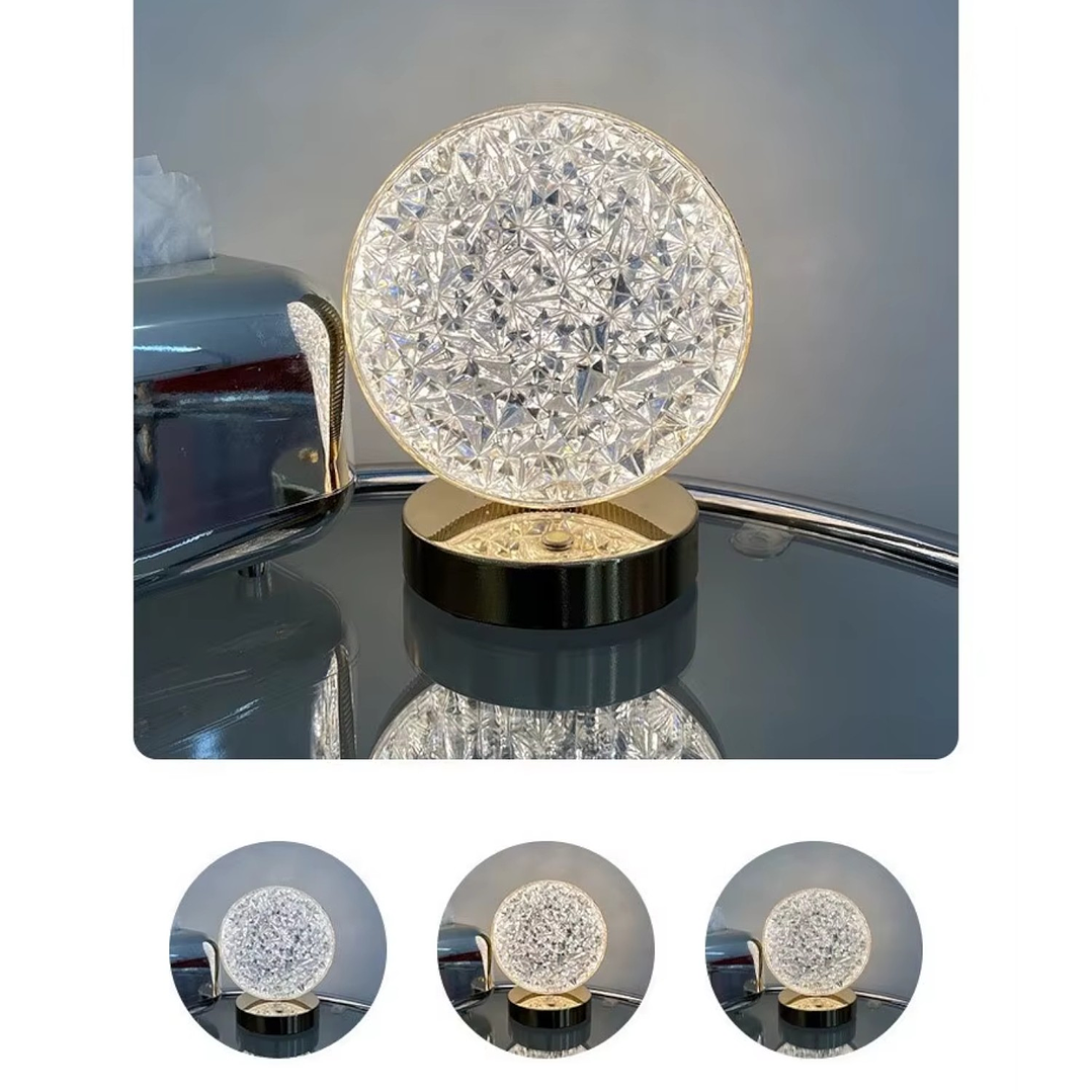 Lampara Circulo Tactil Usb Recargable 16 cm 1