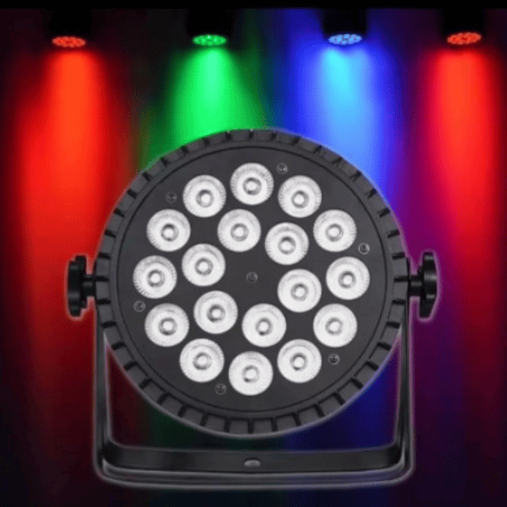 Proyector Led Multicolor 18 Led - 12 cm 2