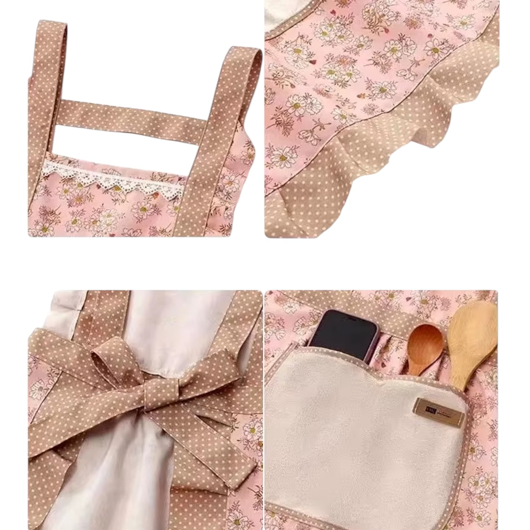 Delantal De Cocina Con Bolsillos Adulto Estándar 5