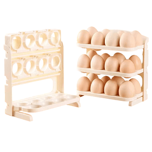 Bandeja Plegable Para Huevos 24 Espacios