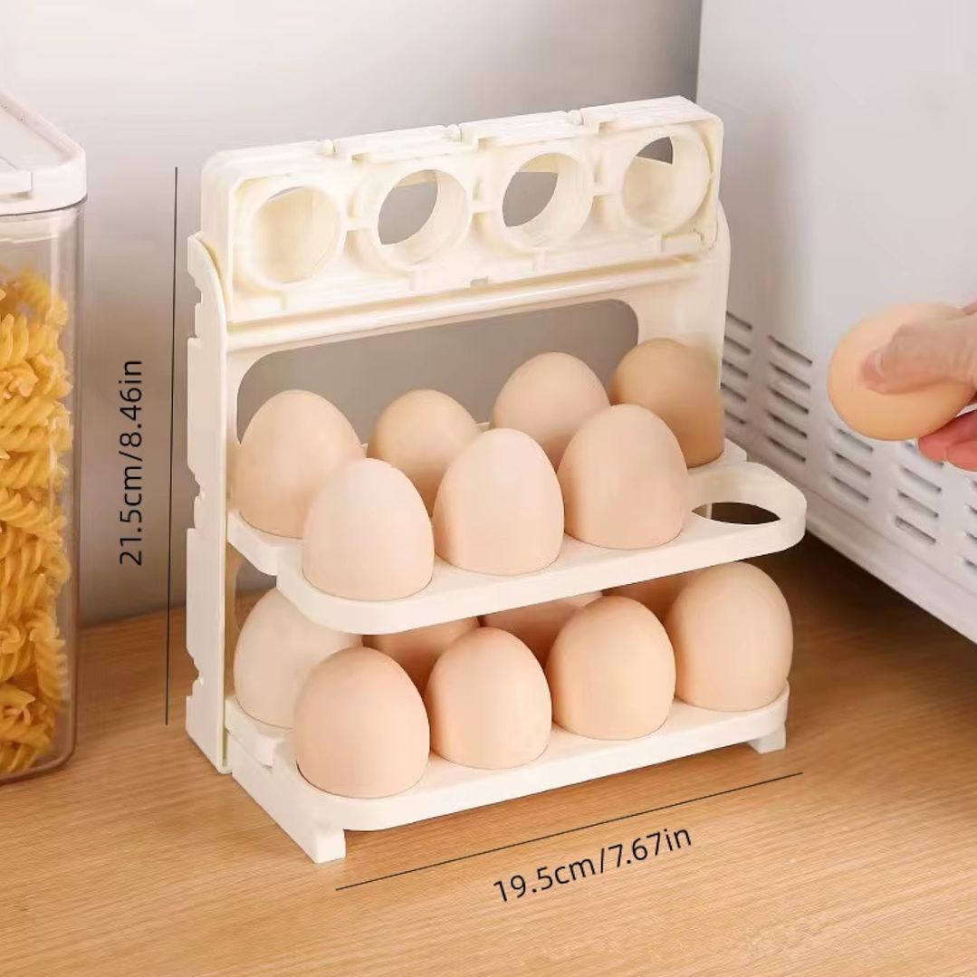 Bandeja Plegable Para Huevos 24 Espacios 5
