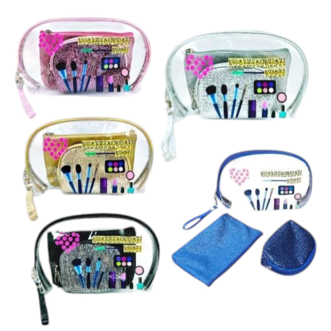 Set 3 Estuches Cosmetiqueros Multiuso 1