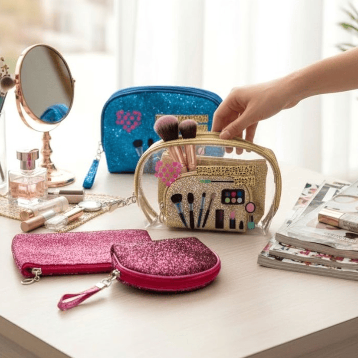 Set 3 Estuches Cosmetiqueros Multiuso 3
