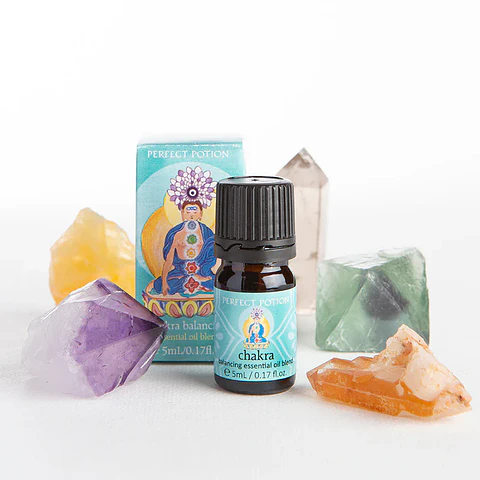  Chakra Balancing Blend 5 ml.   Una mezcla inspirada en el equilibrio energético y la armonía interior.