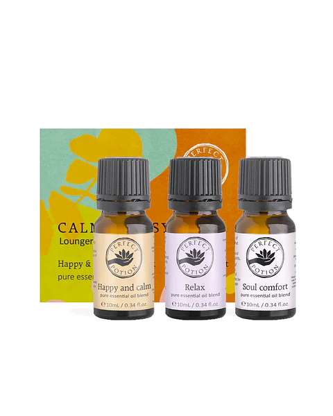 Calm & Cosy Loungeroom Trío Kit.  Aromas y bienestar para crear momentos de calma y refugio en el hogar.