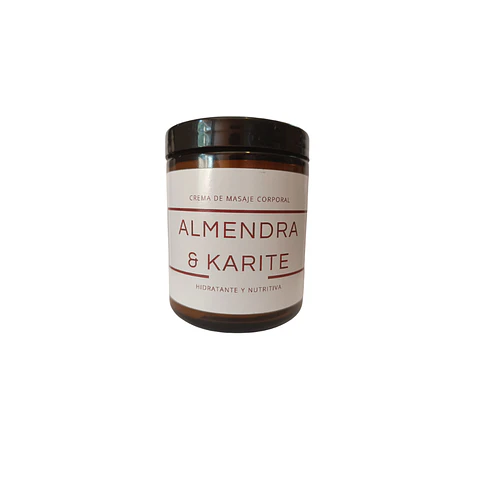 Crema de Masaje Corporal Hidratante & Nutritiva 250 g.  Nutrición, hidratación y bienestar corporal para rituales de autocuidado diario.