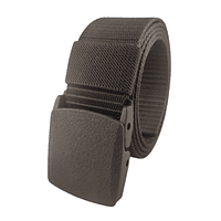 Cinturon Tactico Ajustable. Nylon. 120 Cm. Cafe