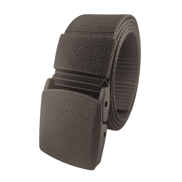 Cinturon Tactico Ajustable. Nylon. 120 Cm. Cafe 1