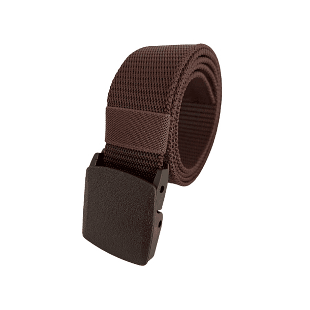 Cinturon Tactico Ajustable. Nylon. 120 Cm. Cafe 2