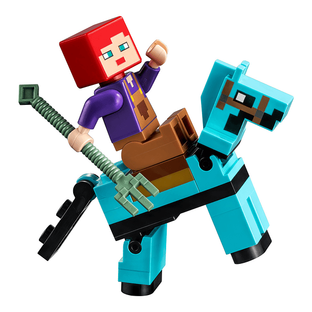 Lego Minecraft - El Establo De Los Caballos 2