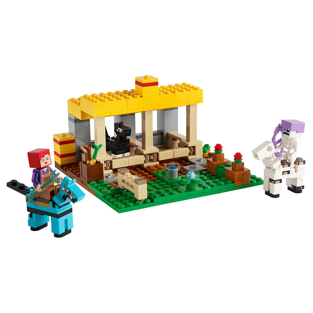 Lego Minecraft - El Establo De Los Caballos 7