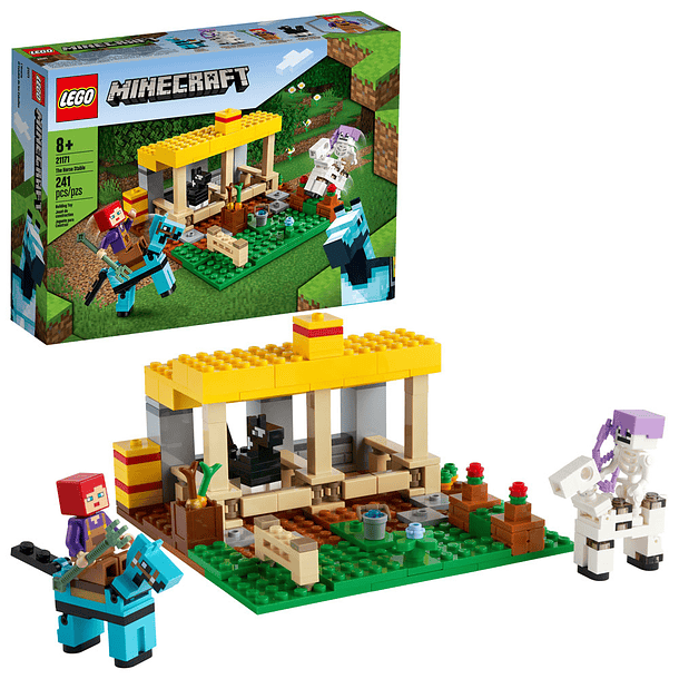 Lego Minecraft - El Establo De Los Caballos 9