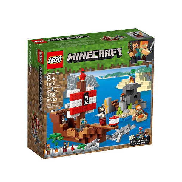 Lego Minecraft - La Aventura Del Barco Pirata 1