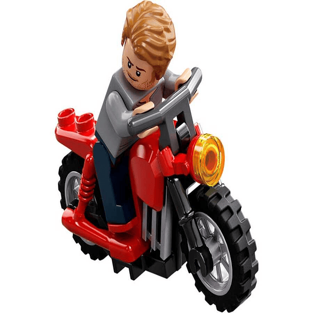 Lego Jurassic World - Persecucion En Moto Del Dinosaurio Atrocirrapt 3