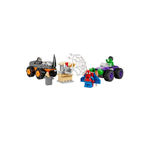 Lego Marvel - Camiones De Combate De Hulk Y Rhino 3
